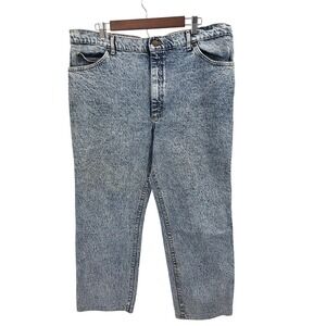 Vintage Lee Genuine Jeans Blue Acid Wash Denim Mens Classic Fit Pants‎